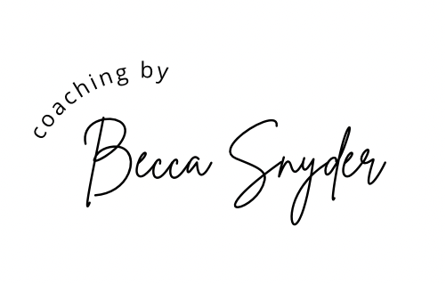 Coaching by Becca Snyder